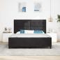 Preview: Boxspringbett mit Kopfteil Schwarz 180 x 200 cm Samt