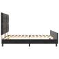 Preview: Boxspringbett mit Kopfteil Schwarz 180 x 200 cm Samt
