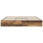 Preview: Ottoman Bettgestell Altholz 193 x 120 x 25 cm Holzwerkstoff