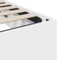 Preview: Ottoman Bettgestell Weiß 193 x 120 x 25 cm Spanplatte