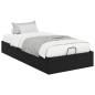 Preview: ARDEBO.de - Ottoman Bettgestell Schwarze Eiche 203 x 90 x 25 cm