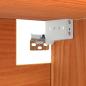 Preview: Wandschrank Wandhalterung 2 Stk. Wachsbraun 80 x 30 x 35 cm