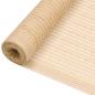 Preview: ARDEBO.de - Zaunblende Beige 3,6x25 m HDPE 195 g/m²