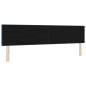 Preview: LED Kopfteil mit LED-Lichtleisten Blau 200 cm Polyester