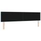 Preview: LED Kopfteil mit LED-Lichtleisten Blau 200 cm Polyester
