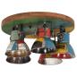 Preview: ARDEBO.de - Deckenleuchte 25 W Mehrfarbig 50x50x25 cm E27