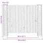 Preview: Zaunpfosten 2 Stk. 20 x 20 x 190 cm Metall Silber