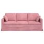 Preview: Sofa 180cm Rosa Metall