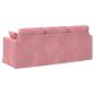 Preview: Sofa 180cm Rosa Metall