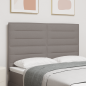 Preview: Kopfteil Taupe 144 cm Stoff