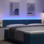 Preview: LED Kopfteil Dunkelblau 200 cm Kunstleder