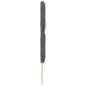 Preview: LED Kopfteil mit LED-Lichtleisten Grau 180 cm Polyester