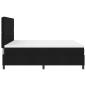 Preview: Boxspringbett mit Matratze Schwarz 180 x 200 cm Stoff