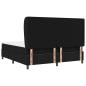Preview: Boxspringbett mit Kopfteil Schwarz 180 x 200 cm Stoff
