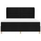 Preview: Boxspringbett mit Matratze Dunkelgrau 90x190 cm Schwarz
