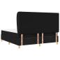 Preview: Boxspringbett mit Matratze Dunkelgrau 90x190 cm Schwarz