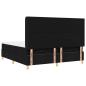 Preview: Boxspringbett mit Matratze Schwarz 180 x 200 cm Stoff