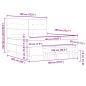 Preview: Boxspringbett mit Matratze Schwarz 180 x 200 cm Stoff