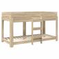 Preview: Etagenbett für Kinder Sonoma-Eiche 100 x 200 cm Holzwerkstoff