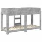 Preview: Etagenbett für Kinder Beton Grau 80 x 190 cm Holzwerkstoff