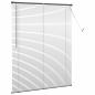 Preview: Venetianer Jalousie Verstellbar Silber Grau 150 x 110 cm PVC