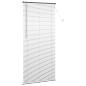 Preview: Venezianische Jalousie Silber Grau 213 x 90 cm 25 mm PVC