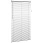 Preview: Venezianische Jalousie Silber Grau 213 x 110 cm 25 mm PVC