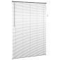 Preview: Venezianische Jalousie Silber Grau 213 x 140 cm 25 mm PVC