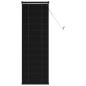 Preview: Venetianer Jalousie Verstellbar Schwarz 150 x 50 cm PVC