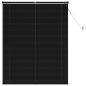 Preview: Venetianer Jalousie Verstellbar Schwarz 150 x 110 cm PVC