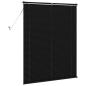 Preview: Venetianer Jalousie Verstellbar Schwarz 150 x 120 cm PVC