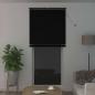 Preview: Venetianer Jalousie Verstellbar Schwarz 213 x 90 cm PVC