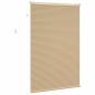 Preview: Venetianer Jalousie Hellbraun mit Muster 150 x 70 cm PVC