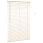 Preview: Venetianer Jalousie Hellbraun mit Muster 150 x 80 cm PVC