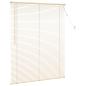 Preview: Venetianer Jalousie Hellbraun mit Muster 150 x 120 cm PVC