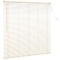 Preview: Venezianische Jalousie Hellbraun mit Muster 150 x 140 cm 25 mm