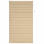 Preview: Venetianer Jalousie Hellbraun mit Muster 213 x 110 cm PVC