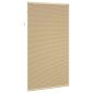 Preview: Venetianer Jalousie Hellbraun mit Muster 213 x 110 cm PVC