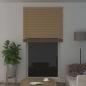 Preview: Venetianer Jalousie Hellbraun mit Muster 213 x 120 cm PVC