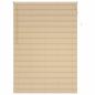Preview: Venetianer Jalousie Hellbraun mit Muster 213 x 140 cm PVC