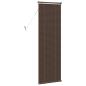 Preview: ARDEBO.de - Venetianer Jalousie Dunkelbraun mit Muster 150 x 40 cm PVC