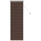 Preview: Venezianische Jalousie Dunkelbraun mit Muster 150 x 40 cm 25 mm
