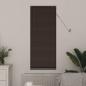 Preview: Venezianische Jalousie Dunkelbraun mit Muster 150 x 40 cm 25 mm