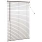 Preview: Venetianer Jalousie Dunkelbraun mit Muster 150 x 100 cm PVC