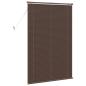 Preview: Venetianer Jalousie Dunkelbraun mit Muster 150 x 100 cm PVC