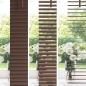 Preview: ARDEBO.de - Venetianer Jalousie Dunkelbraun mit Muster 150 x 140 cm PVC