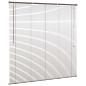 Preview: Venetianer Jalousie Dunkelbraun mit Muster 150 x 140 cm PVC