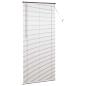 Preview: Venezianische Jalousie Dunkelbraun mit Muster 213 x 70 cm 25 mm