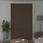 Preview: Venezianische Jalousie Dunkelbraun mit Muster 213 x 130 cm PVC