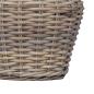 Preview: Blumentopfkorb mit Speicher 2 pcs Grau Lacak Rattan